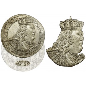Augustus III of Poland, 1/4 Tlaler Danzig 1759 CHS - VERY RARE