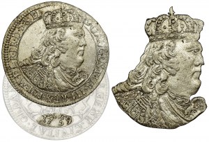 Augustus III of Poland, 1/4 Tlaler Danzig 1759 CHS - VERY RARE