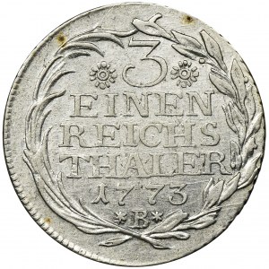 Germany, Kingdom of Prussia, Friedrich II, 1/3 Thaler Breslau 1773 B