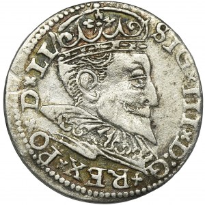 Sigismund III Vasa, 3 Groschen Riga 1597 - UNLISTED