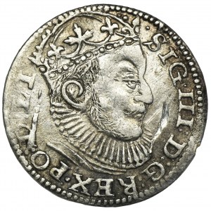 Zygmunt III Waza, Trojak Ryga 1589 - jedna lilia za GE
