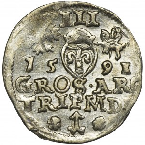 Sigismund III Vasa, 3 Groschen Vilnius 1591