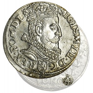 Zygmunt III Waza, Trojak Kraków 1604 - RZADSZY