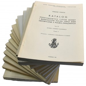 E. Kopicki, Zestaw katalogów (17 szt.) - KOMPLET
