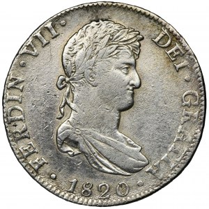 Spain, Ferdinand VII, 8 Reals 1820