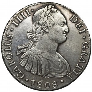 Hiszpania, Karol IV, 8 Reali 1808 TH