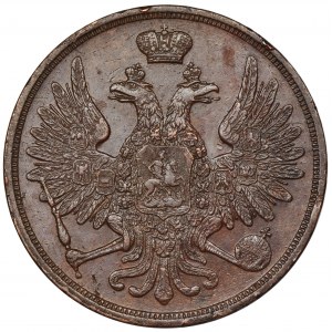 3 kopiejki Warszawa 1853 BM - RZADKIE i ŁADNE