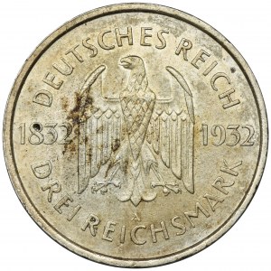 Niemcy, Republika Weimarska, 3 Marki Berlin 1932 A