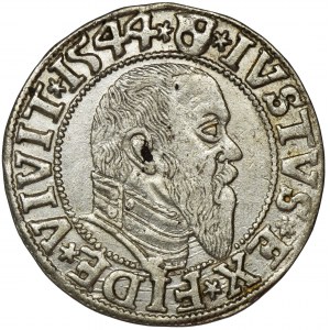 Duchy of Prussia, Albrecht Hohenzollern, Groschen Königsberg 1544