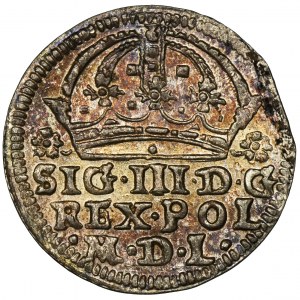 Zygmunt III Waza, Grosz Kraków 1608 - PIĘKNY