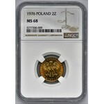 2 złote 1976 - NGC MS68