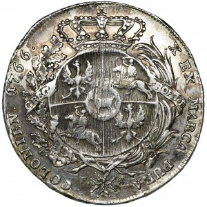 Poniatowski, Thaler 1766 FS - RARE