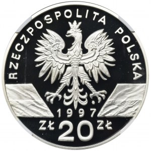 20 złotych 1997, Jelonek Rogacz - NGC PF69 ULTRA CAMEO