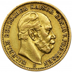 Niemcy, Królestwo Prus, Wilhelm I, 20 marek Hannover 1873 B
