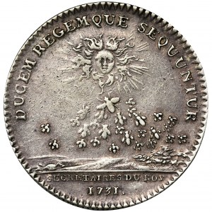 France, Louis XV, Token 1731