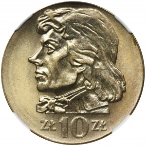 10 złotych 1973 Kościuszko - NGC MS66