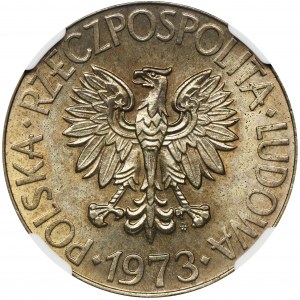 10 złotych 1973 Kościuszko - NGC MS66