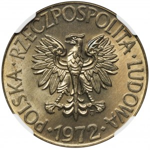 10 złotych 1972 Kościuszko - NGC MS67