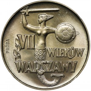PRÓBA, 10 złotych 1965 VII Wieków Warszawy - NGC MS66+