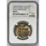 PRÓBA, 10 złotych 1965 VII Wieków Warszawy - NGC MS66+