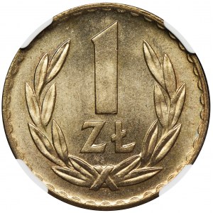 1 złoty 1949 - Miedzionikiel - NGC MS66