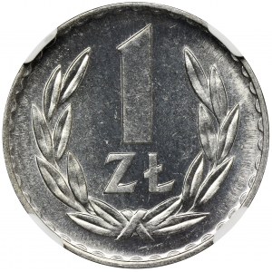 1 złoty 1971 - NGC MS66