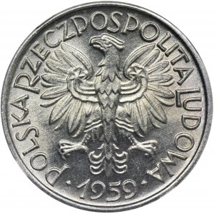 2 złote 1959 Jagody - NGC MS66 - najrzadszy rocznik