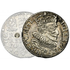 Sigismund III Vasa, 3 Groschen Marienburg 1594