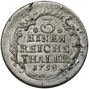Germany, Kingdom of Prussia, Friedrich II, 1/3 Thaler Berlin 1758