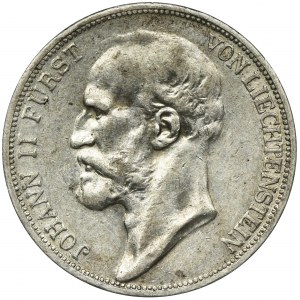 Liechtenstein, Johann II, 2 Francs 1924 - RARE