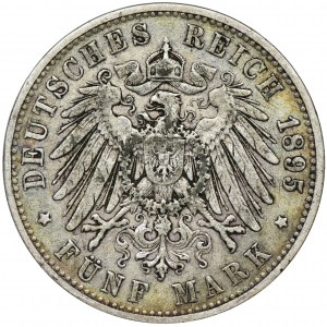 Niemcy, Królestwo Prus, Wilhelm II, 5 Marek Berlin 1895 A