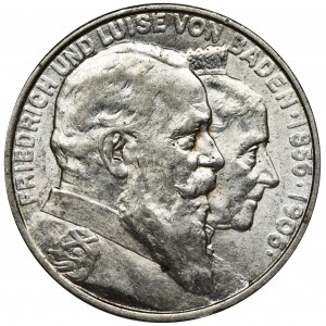 Germany, Baden, Friedrich I, 2 Mark Karlsruhe 1906