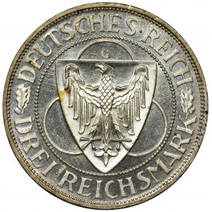 Niemcy, Republika Weimarska, 3 Marki Berlin 1930 A