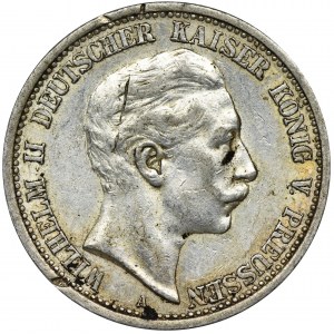 Niemcy, Królestwo Prus, Wilhelm II, 2 Marki Berlin 1911 A