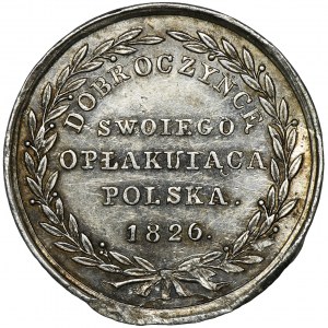 Nikolaus I., Medaille zum Gedenken an den Tod von Zar Alexander I. 1826