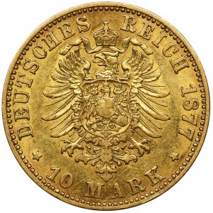 Germany, Kingdom of Prussia, Wilhelm I, 10 Mark Berlin 1877 A