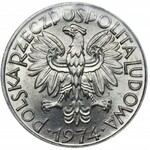 Rybak 5 złotych 1974 - SŁONECZKO - w zestawie PRL Polskie Monety Aluminiowe 1949-1974