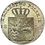 November Uprising, 10 groszy Warsaw 1831 KG - NGC MS64