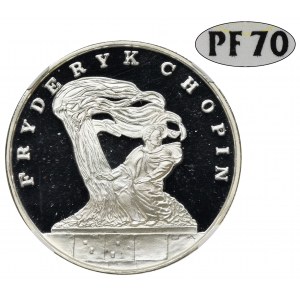 MAŁY TRYPTYK, 100.000 złotych 1990 Chopin - NGC PF70 ULTRA CAMEO