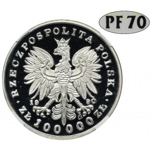 MAŁY TRYPTYK, 100.000 złotych 1990 Chopin - NGC PF70 ULTRA CAMEO