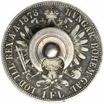 Austria, Franz Joseph I, 1 Floren Wien 1878 (2 pcs.) - set of shirt pins