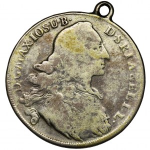 Niemcy, Bawaria, Maksymilian III Józef, Talar Monachium 1771 - zawieszka