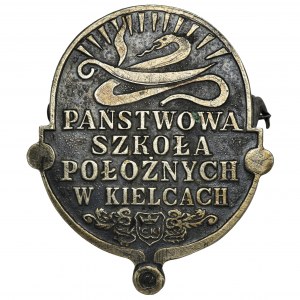 PRL, Badge of the State School of Midwives in Kielce