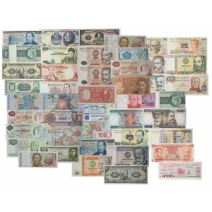 South America, set of mixed banknotes (47 pcs.)