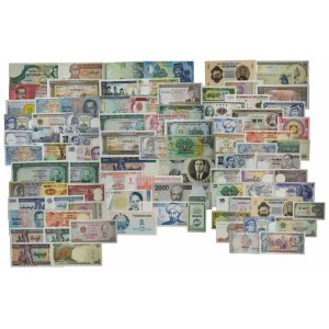 Asia, lot mixed banknotes (87 pcs.)