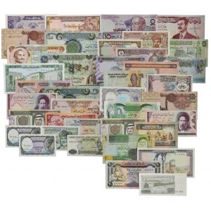 Bliski Wschód, zestaw banknotów (47 szt.)