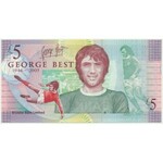 Northern Ireland, 5 pounds 2006, Geogre Best - commemorative banknote -