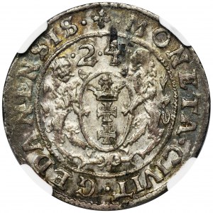 Zygmunt III Waza, Ort Gdańsk 1624/3 - PR• - NGC MS61