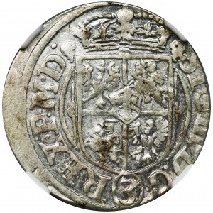 Sigismund III Vasa, 3 Polker Riga 1620 - NGC AU55 - RARE, ILUSTRATED