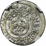 Zygmunt III Waza, Półtorak Ryga 1620 - NGC AU55 - RZADKI, ILUSTROWANY